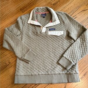 Patagonia Organic Cotton Top in Tan and Pink